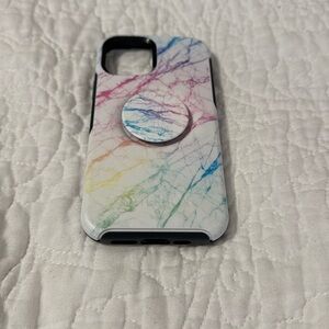 OtterBox Otter & Pop Symmetry Series Unicorn Marble Used Condition